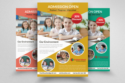 Kids Playgroup Education Flyer