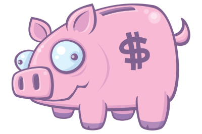 Cartoon Piggy Bank