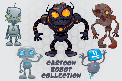 Cartoon Robot Collection