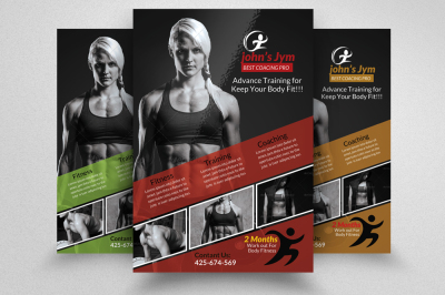 Body Fitness Flyer Template