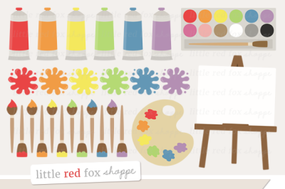 Painting Supplies Clipart