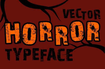 Halloween font - horror typeface