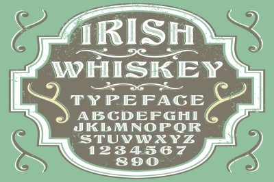 Irish Whiskey - typeface