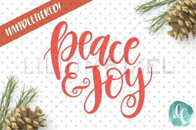 Peace & Joy  / SVG PNG DXF