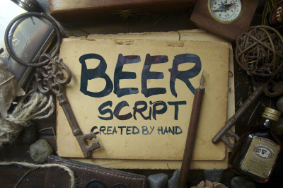 Beer Script Typeface