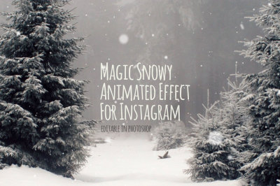 Snowy Animated Effect for Instagram