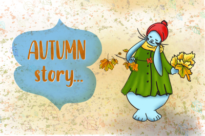 Autumn story. Graphic pack.