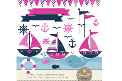 Nautical Girl Clipart