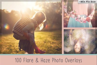 100 Flare and Haze Overlays