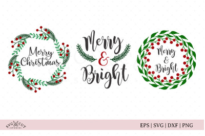 Christmas Wreath SVG Files