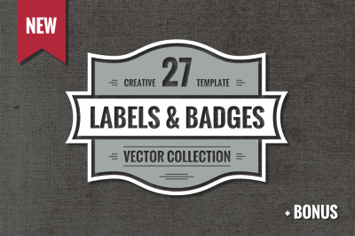 27 Vintage Vector Logos & Badges