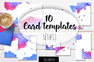 Card templates set #11