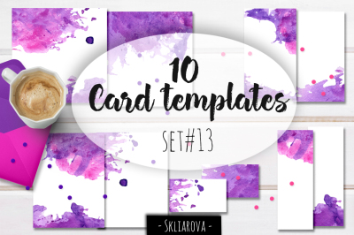 Card templates set #13