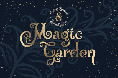 Magic Garden Font & Graphics
