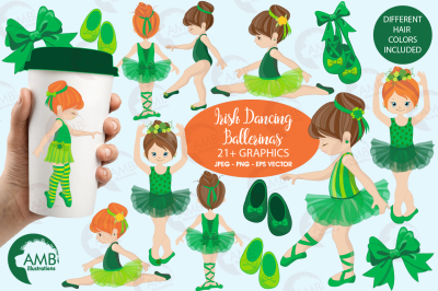 Irish Dancers, St-Patricks Day, clipart, graphics,  AMB-1588
