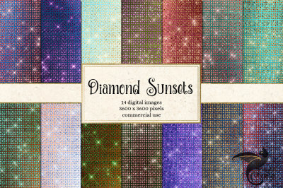 Diamond Sunset Backgrounds