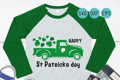 My first st patrick's day, Truck  svg, wagon s