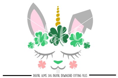 St Patrick's day Rabbit SVG / PNG / EPS / DXF Files