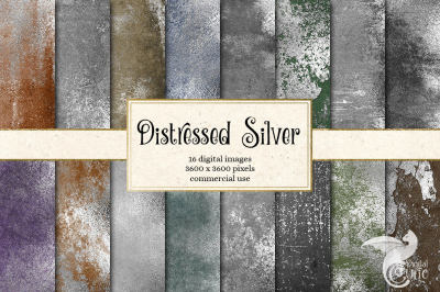 Distressed Silver Textures