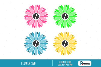 flower monogram svg&2C;flower svg&2C;flower monogram svg&2C;flower svg file&2C;svg