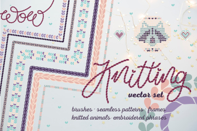 Knitted Elements, Brushes & Patterns