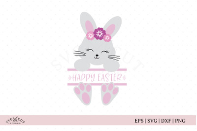Split Easter Bunny SVG files