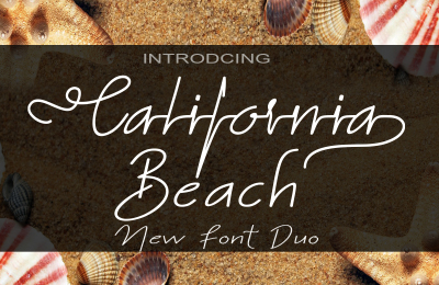 California beach font duo