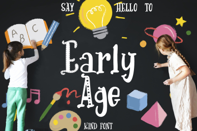 Early Age-kind font