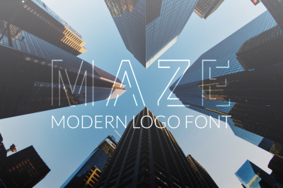 Maze Logo Font