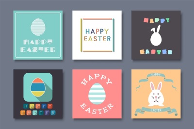 Holiday Greeting Easter Cards.