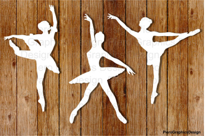 Classic and modern dancers SVG files for Silhouette Cameo and Cricut.