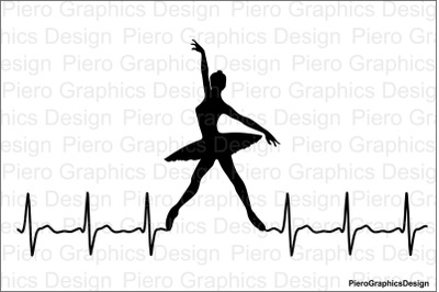 Cardio modern dancers SVG files for Silhouette Cameo and Cricut.