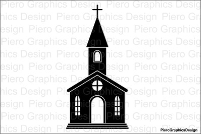 Church SVG files for Silhouette Cameo and Cricut.