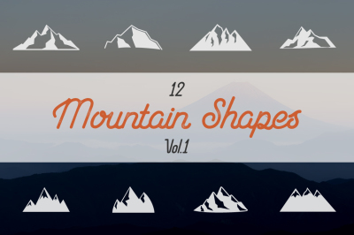 Mountain Shapes Collection. Vol.1
