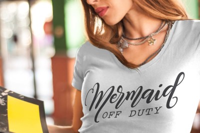 Mermaid off duty SVG DXF PNG EPS