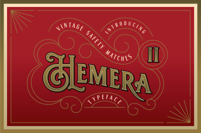 Hemera II - Vintage Decorative Font