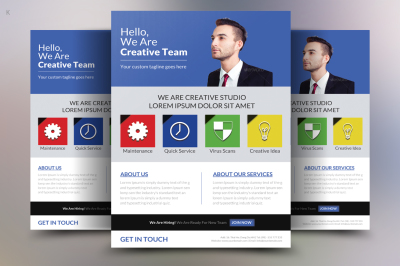 Clean Corporate Flyer Template