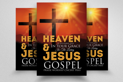 Church Gospel Flyer Templates