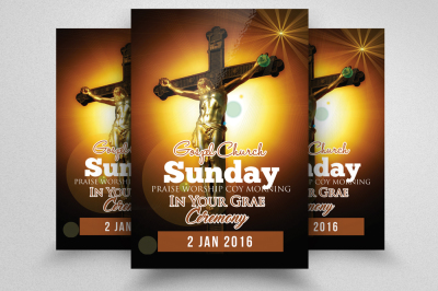 Gospel Church Flyer Templates