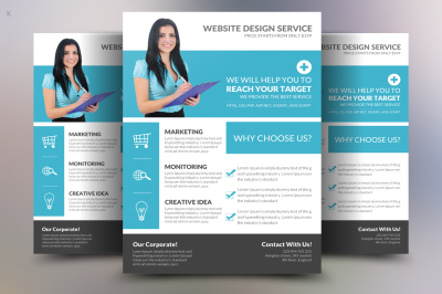 Web Agency Flyer Template