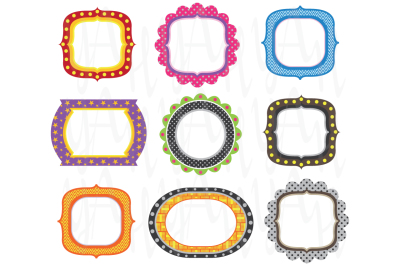 Set Colorful Frames Design