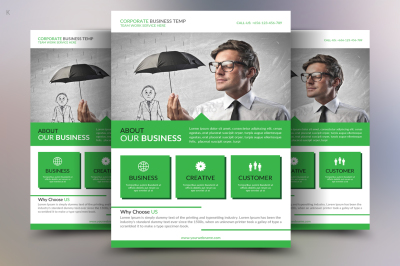 Corporate Business Flyer Template