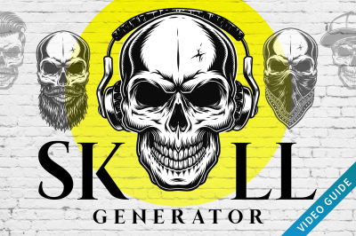 Skull print generator