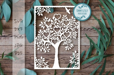 7 Name Natural Family Tree - SVG DXF PNG PDF JPG