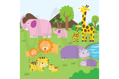 Cute Animal Clip Art 