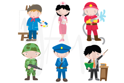 Occupations Clip Art 