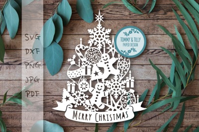 Assorted Christmas Tree - SVG DXF PNG PDF JPG
