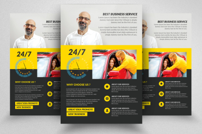 Driving School Flyers Templates