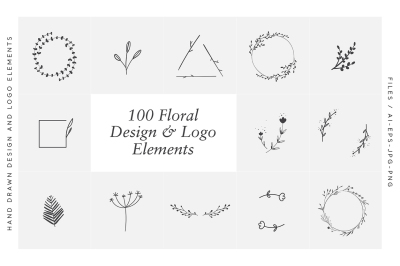 Floral Design & Logo Elements