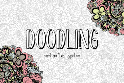 Doodling - hand crafted typeface
